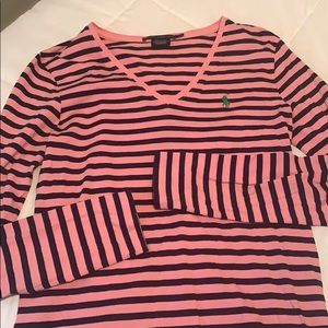 Ralph Lauren V Neck Long Sleeve